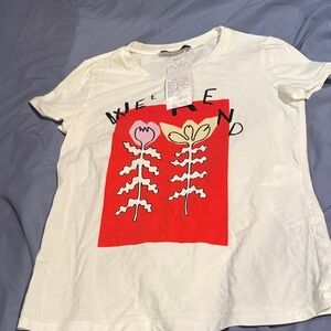 MaxMara White T-Shirt M